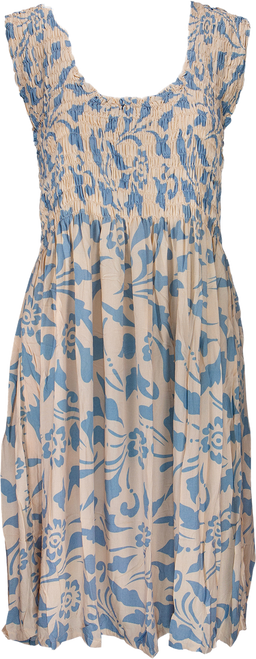 Napua Collection Tropical Dress - Hawaiian Garden: Blue