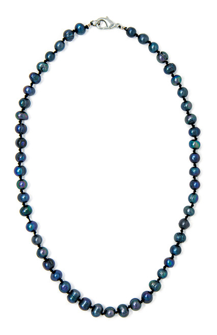 Freshwater Pearl Necklace - Large: White