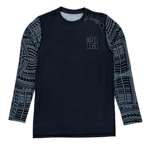 Robin Ruth Longsleeve Sun Shirt - Tribal Tattoo (Front)