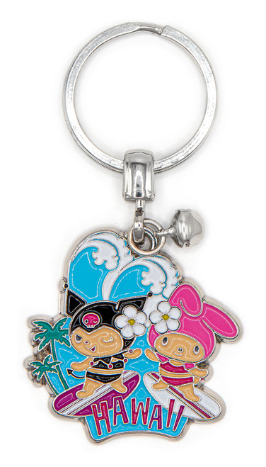 Hello Kitty® Keyring: My Melody & Kuromi Surf