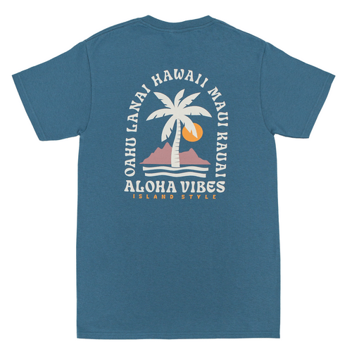 Hawaiian Performance Surfwear® - Aloha Vibes: Blue
back