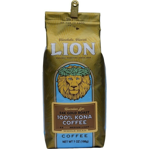 Lion 100% Kona Coffee 24K Gold Roast in whole bean