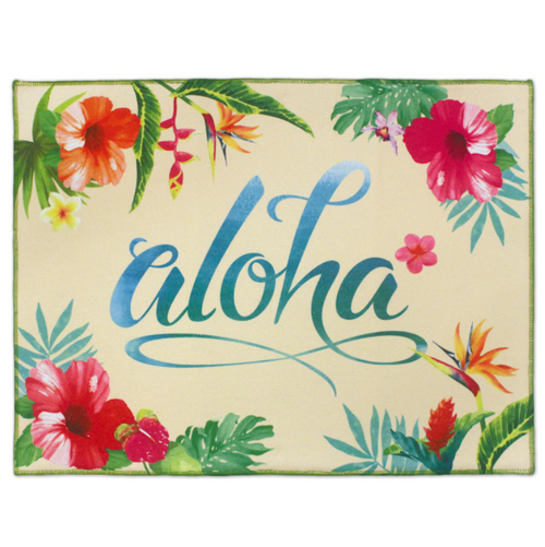 Drying Mats: Aloha Floral