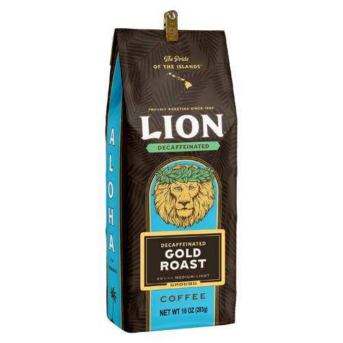Lion Decaffeinated Coffee Hawaiian Blend: Gold Roast