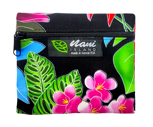 Island Style Coin Purse - Hawaiian Garden