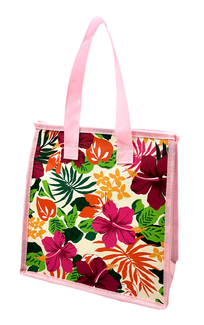 Insulated Lunch Bag: Medium - Spring Garden