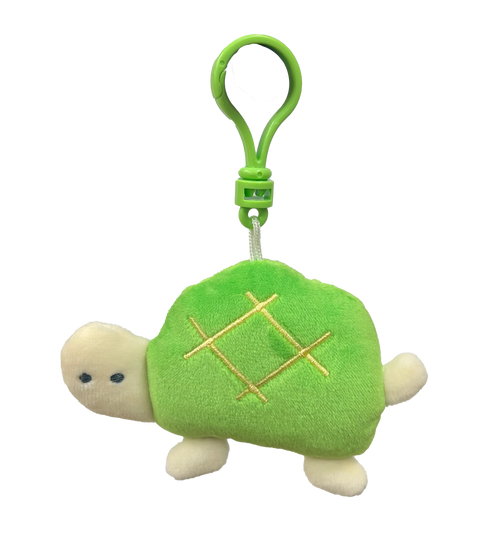 Round Eye Keychain Plush - Turtle Front