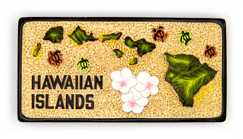 Island Memories Polyresin Magnets - Islands of Hawaii