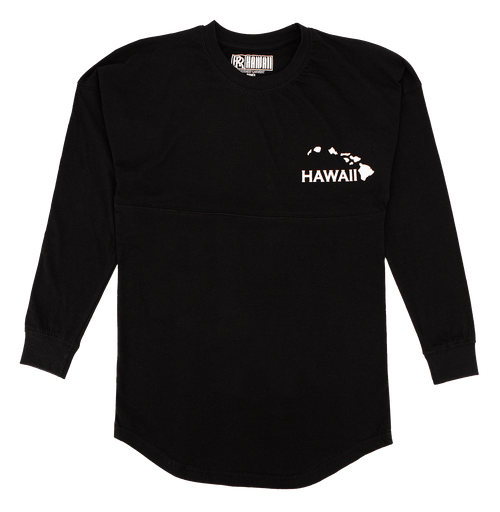 Hawaii UNISEX Long Sleeve Jersey Tee: Black
front