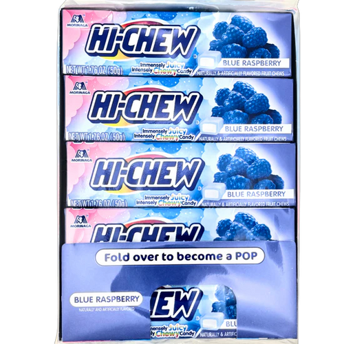 Blue Raspberry Flavored Morinaga Hi-Chew 15 pack