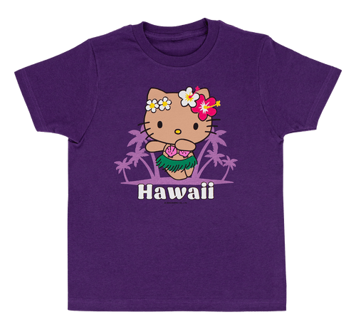 Hello Kitty® & Friends Child's Tee - Hello Kitty® Hula: Purple Front