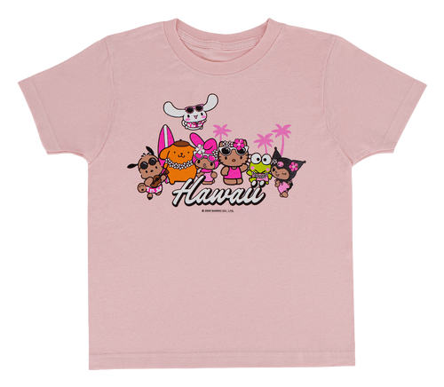 Hello Kitty® & Friends Child's Tee - Hello Kitty® Beach Party: Pink Front