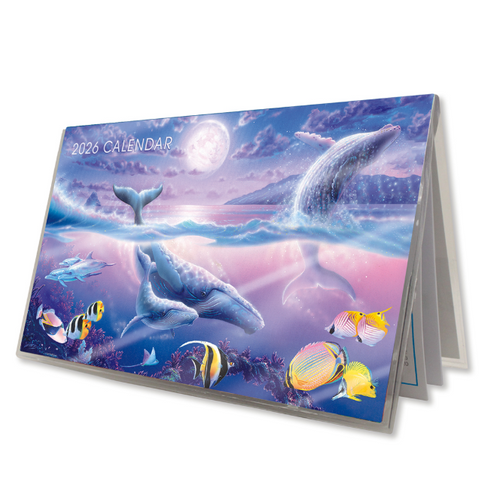 2026 POCKET Calendar - Tropical Treasures Side View