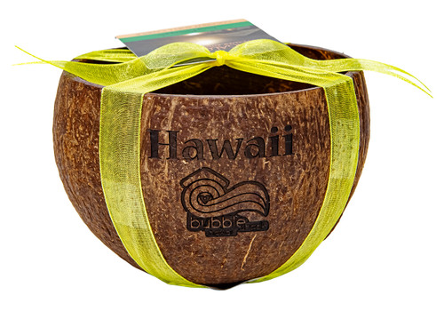 Medium Coconut Shell Soy Candle: HAWAII Juicy Pineapple