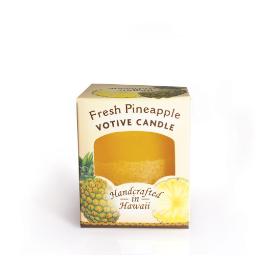 Scented Votive Candle: Pineapple Passion (Front)