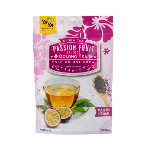 YaYa Hawaii: Aloha Tea - Passion Fruit Oolong Tea
FRONT