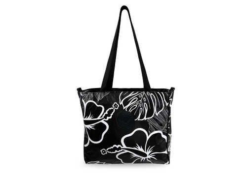 Moana Breeze Tyvek Large Cross Body - Monstera Lover: Black