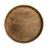 Tropeco® Monkeypod Wood Medium Round Plate in Honu heat stamp design