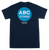 Crew Neck Tee - ABC Classic: Navy (BACK)