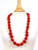 Kukui Nut Lei - Painted: Solid Red