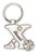 Island Girl® Rhinestone Keyring: X