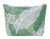 Hawaii Loa Tyvek Water Resistant Medium Pouch: Green Banana Leaf