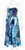 Robin Ruth Maxi Dress Blue Palm Tube Model Left View