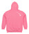 Sweatshirt Zip Up Hoodie - Maui Logo Design in Pink (Back)