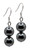 Jewel of the Sea Mother of Pearl Earrings: Black