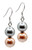 Jewel of the Sea Mother of Pearl Earrings: Multi-Colored Dark