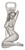 Tropical Pewter Bottle Opener: Seated Wahine