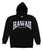 Robin Ruth® Sweatshirt Hoodie Zip Up - Hawaii Arch; Black
FRONT