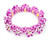 Flower Bracelet: Purple