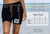 Robin Ruth High Waist Bike Shorts Size Charts