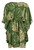 Napua Collection Cover Ups: Monstera Leaf - Olive/Tan (Black)