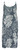 Napua Collection Sundress: Monstera Leaf - Gray w/ White (Model Front)