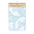 Island Plantations Bath Mat: Tropical Leaves Blue Front Packaging