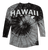 Hawaii Tie Dye UNISEX Long Sleeve Jersey Tee: Cocoa Swirl Back