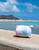 New Mochi Fuwa Corocoro Plush: Aloha  Pink Hibiscus Cat
side prolife with embroidery