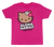 Hello Kitty® & Friends Child's Tee - Hello Kitty® Big Face: Raspberry Front