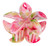 Marbled Large Jaw Style Hair Clip: PINK