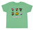 Hello Kitty® & Friends Child's Tee - Hello Kitty® Collage: Heather Mint
Front