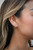 Moana Collection Sterling Silver Earring Stud: Turtle Plumeria