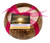 Medium Coconut Shell Soy Candle: HAWAII Tuberose Tip View