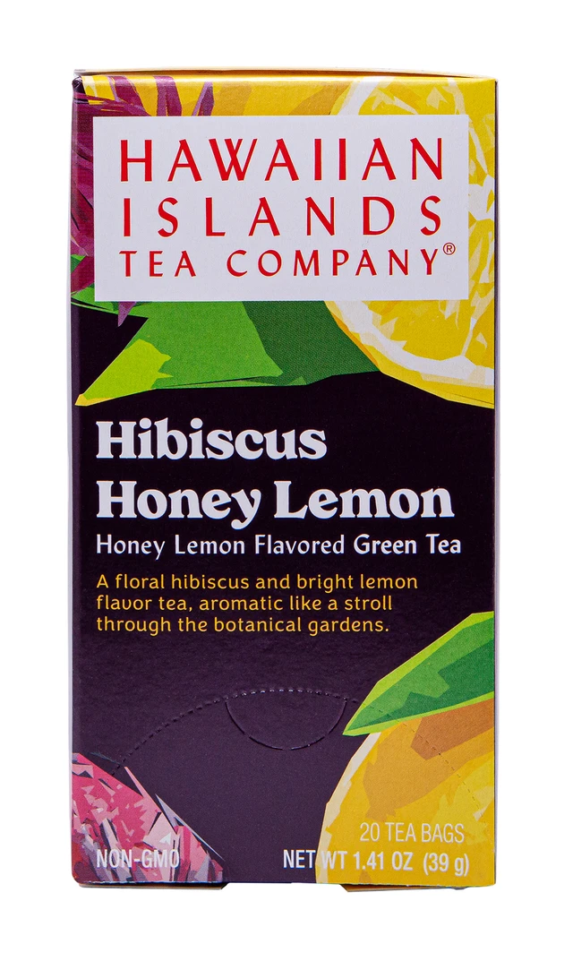 バラモン 1袋（３粒）x 60袋　2箱セット Hawaiian Island Tea - Hibiscus Honey Lemon