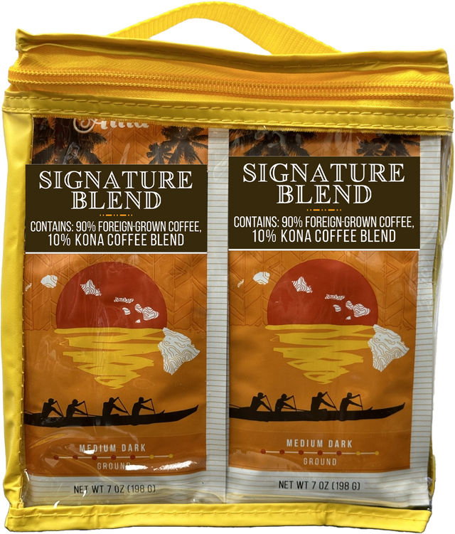 Aloha Aina Kona Coffee Blend* 2 Pack Gift Set