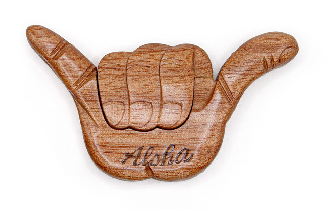 3D Wood Art Magnet - Plumeria