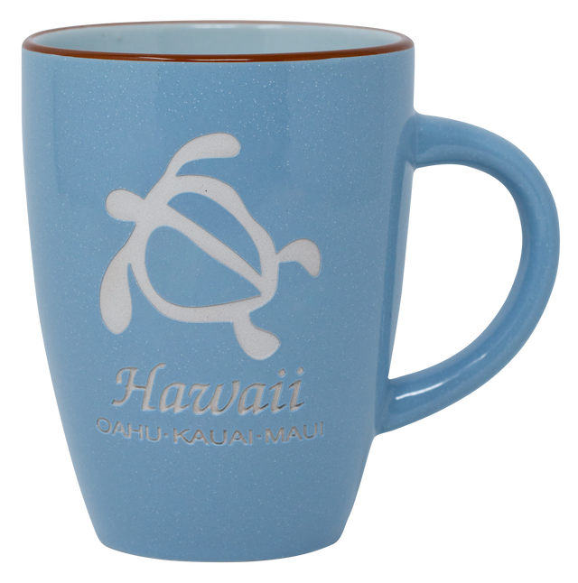 MAUI Island Collection Mug - Hibiscus: Light Green