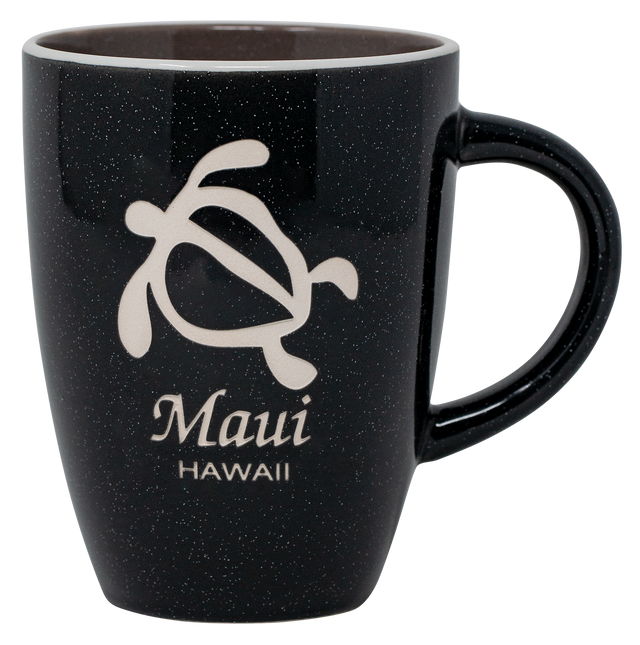 MAUI Island Collection Mug - Hibiscus: Dark Grey