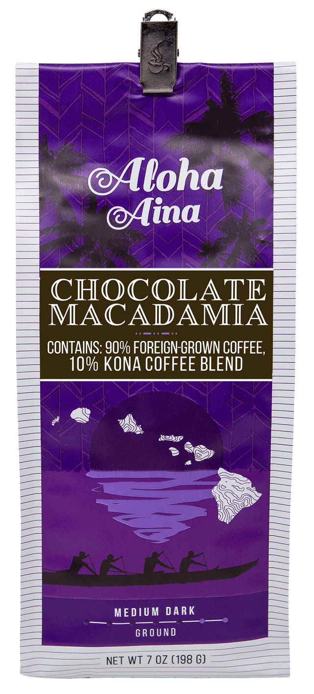 Aloha Aina 10% Kona Coffee Blend* - Moana Dark